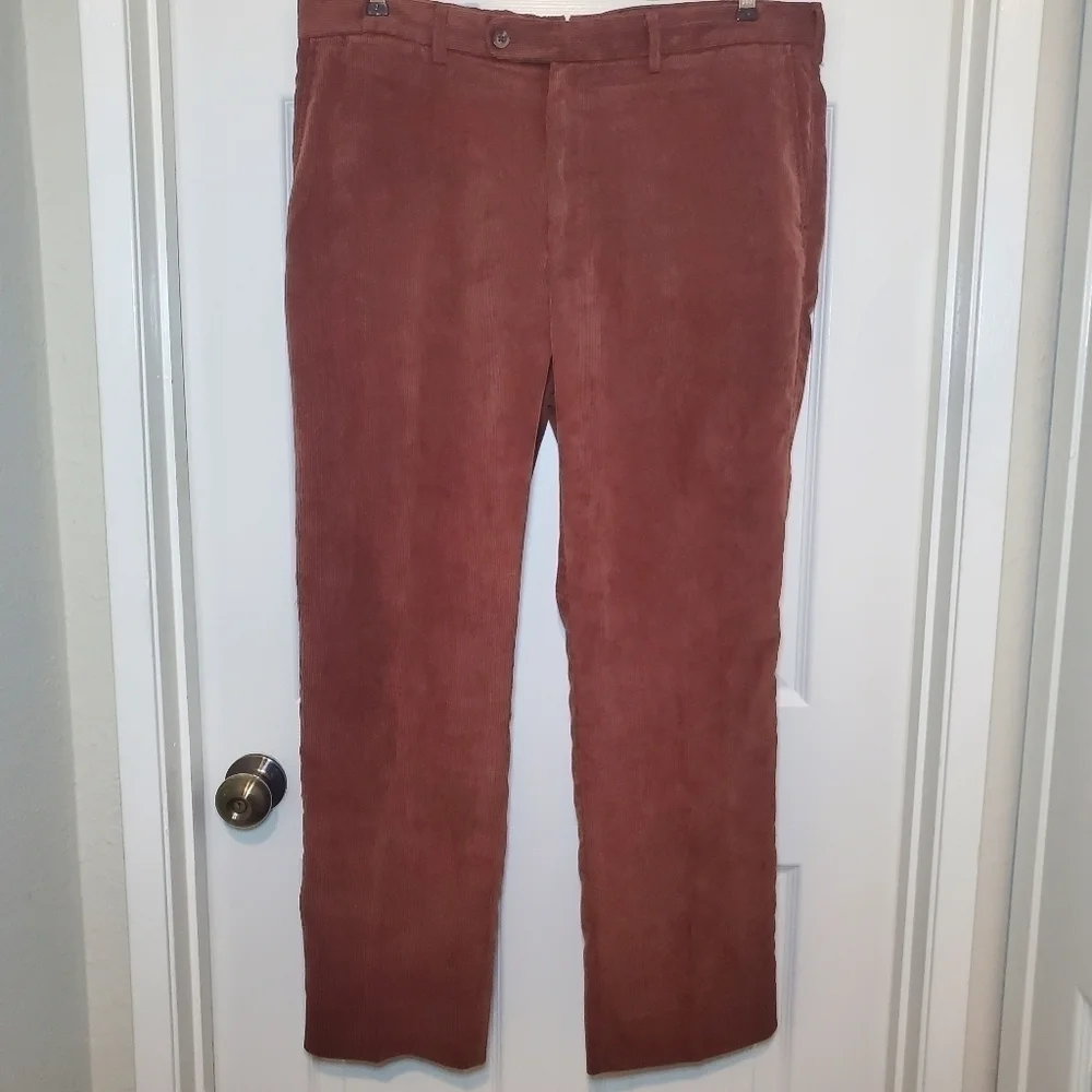 Peter Millar Nanoluxe Men’s Classic Corduroy Pants Sz: 38x30 Brown